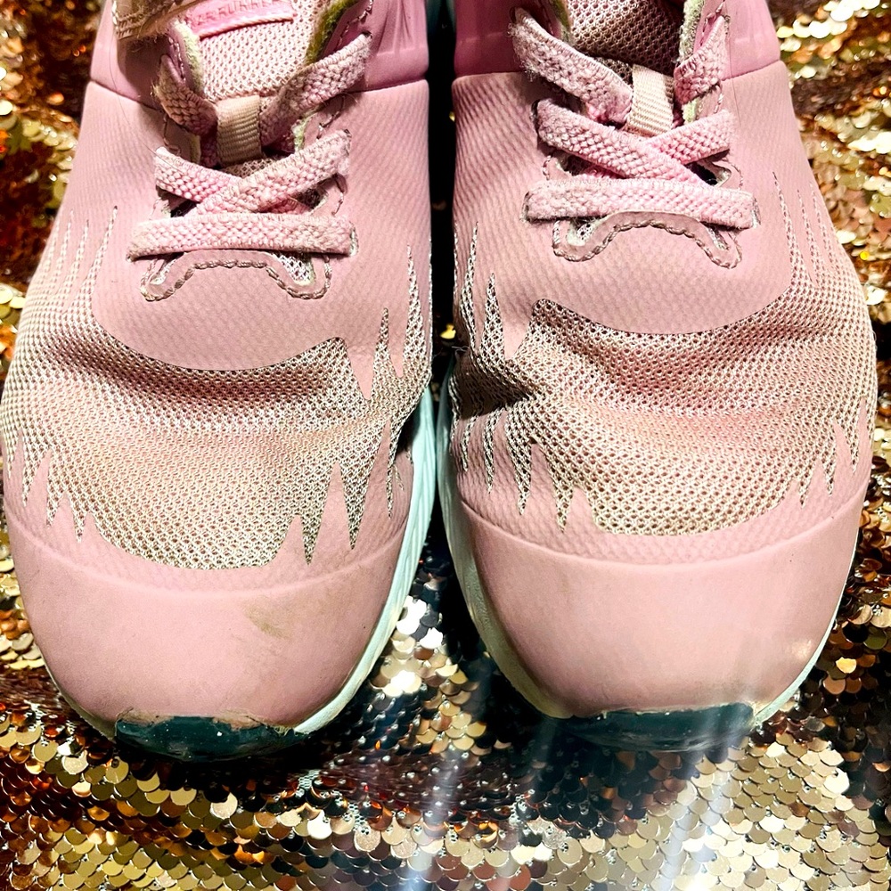 Very Used Nike Pink Girl Sneakers. Good Sneakers for park days, hiking days